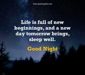 Inspirational Good Night Quotes