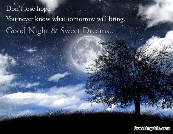 Don't Lose Hope - Good Night