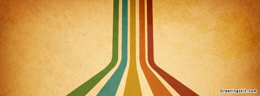 Colorful Lines Facebook Cover