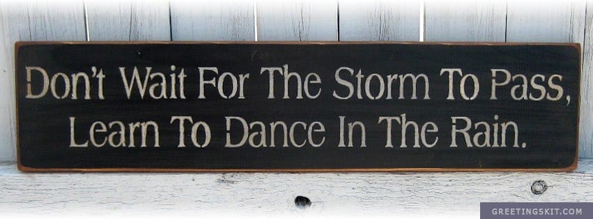 Dance In The Rain Facebook Timeline Cover