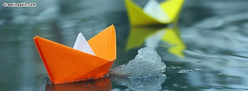 Small Paper Boats Facebook Timeline Cover