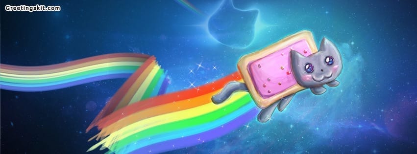 Nyan Cat Facebook Timeline Cover