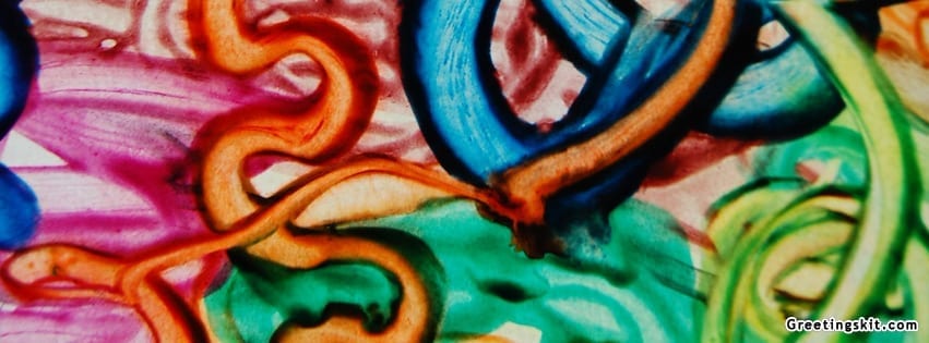 Color Art Facebook Timeline Cover