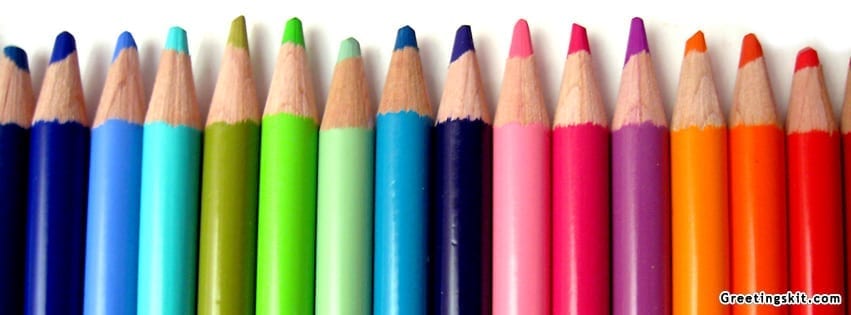 Coloured Pencils Facebook Timeline Cover