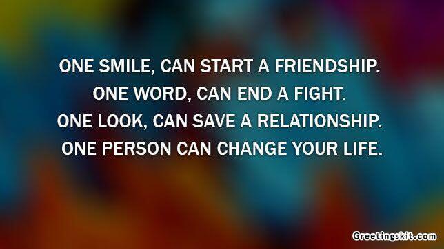 Simle Start A Friendship