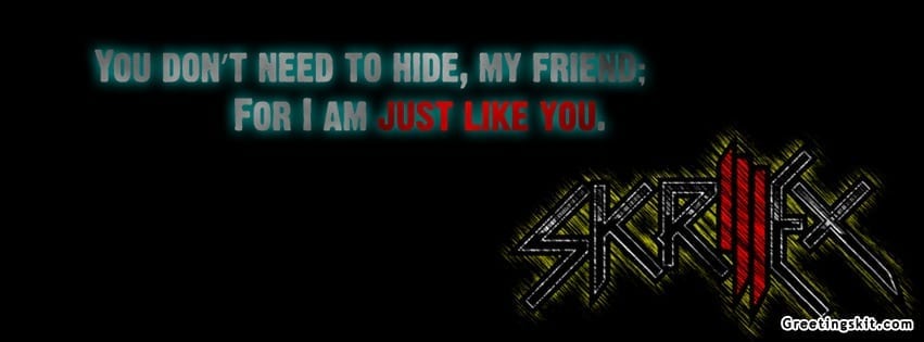 Skrillex Quote Facebook Timeline Cover