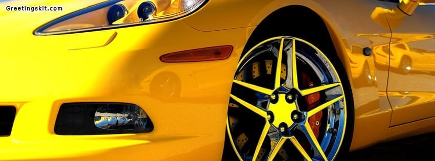 Yellow Ride Facebook Timeline Cover