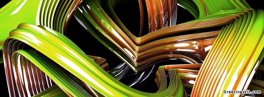 Abstract 3D Facebook Timeline Cover