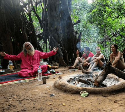 Visiting the Baba under a Banyan Tree – Arambol – Goa