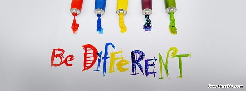 Be Different Facebook Timeline Cover