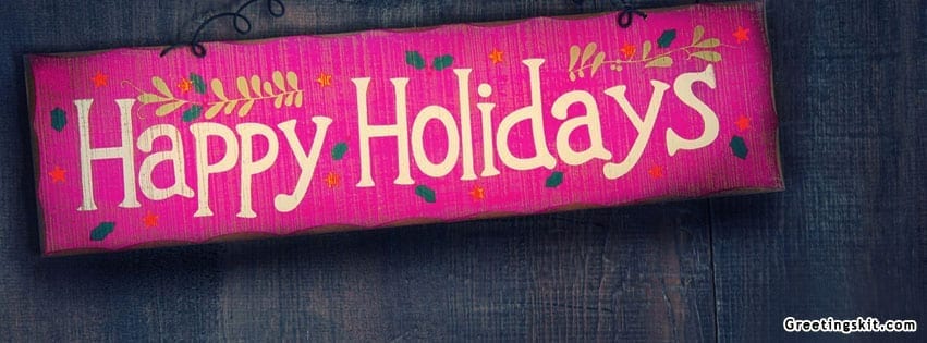 Happy Holidays FB Timeline Cover