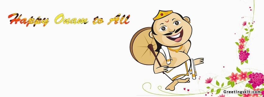 Happy Onam Facebook Timeline Cover Image