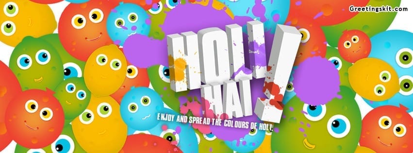 Happy Holi Facebook Timeline Pic Banner