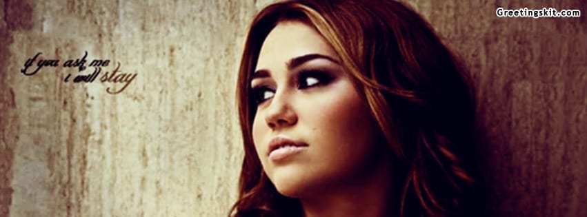 Miley Cyrus Lyrics Facebook Timeline Cover